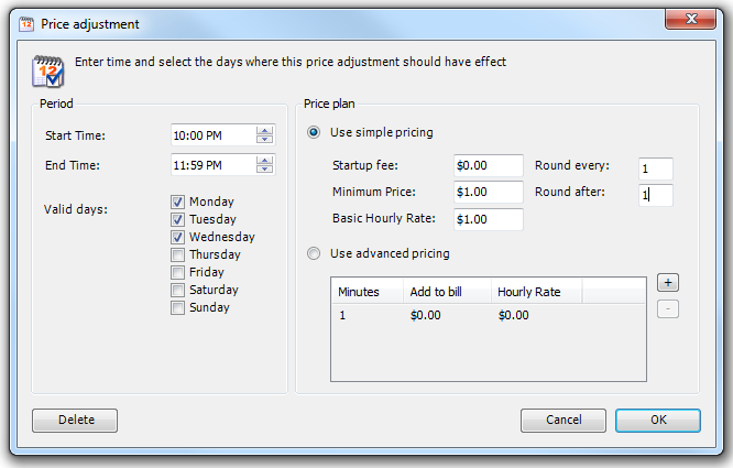 Basic Pricing
