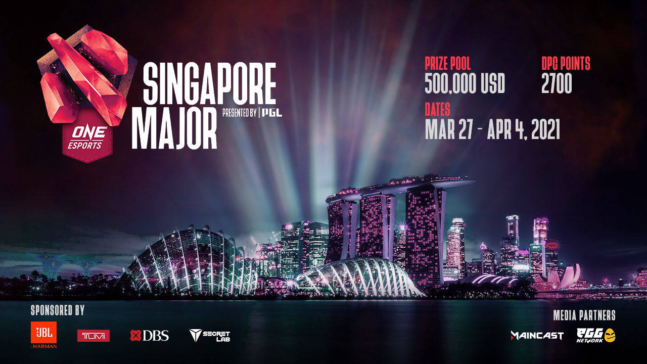 Dota 2 Singapore Major Kicks Things Off in 2021